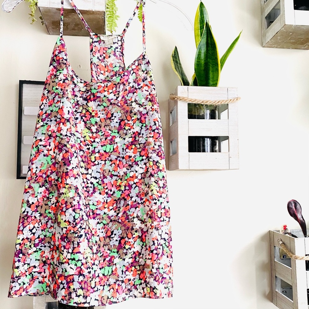 J.Crew Dotted Multicolored Top